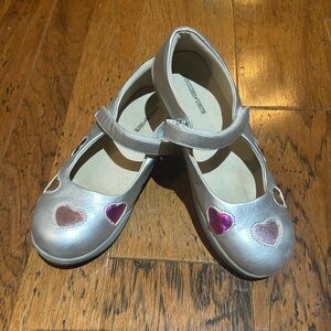 Silver dressy Mary Jane’s